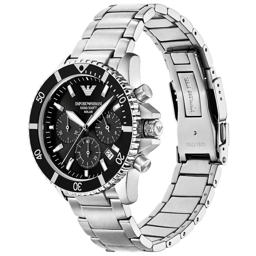 Emporio Armani World Explorer AR11739 Solar Chronograph - Image 3