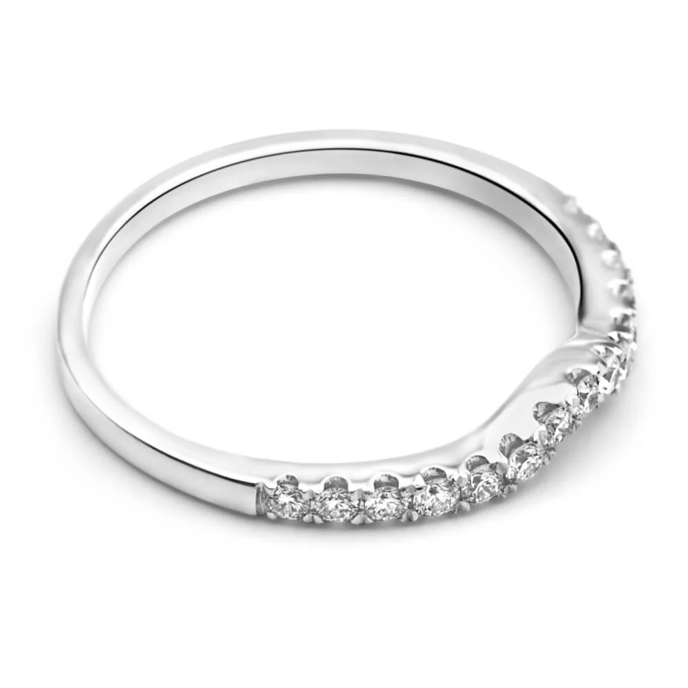 Flawless Cut 18ct White Gold Diamond Ring (TW=25pt) - Image 2