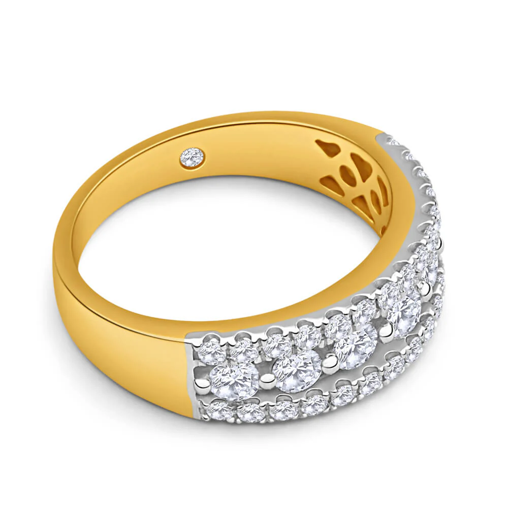 Flawless Cut 18ct Yellow Gold Diamond Ring (TW=1.00-1.09CT) - Image 2