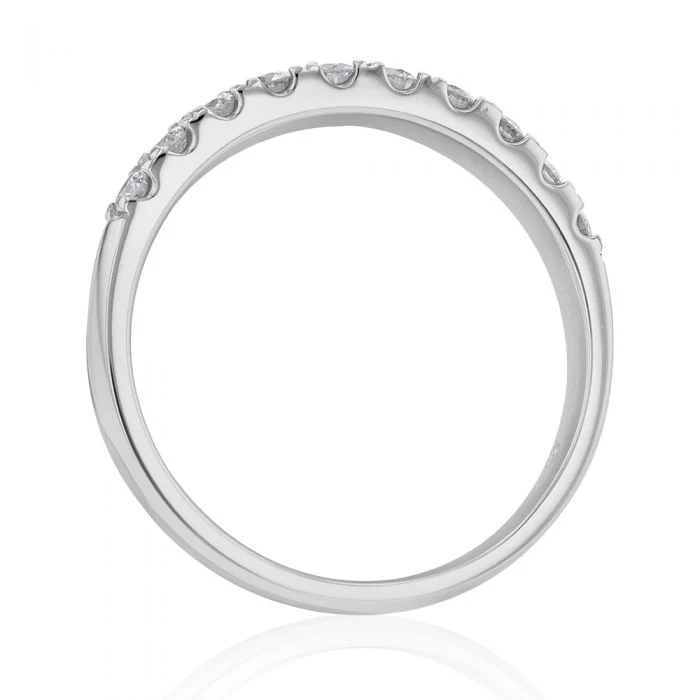 Flawless Cut Platinum 1/2 Carat Diamond Eternity Band - Image 3