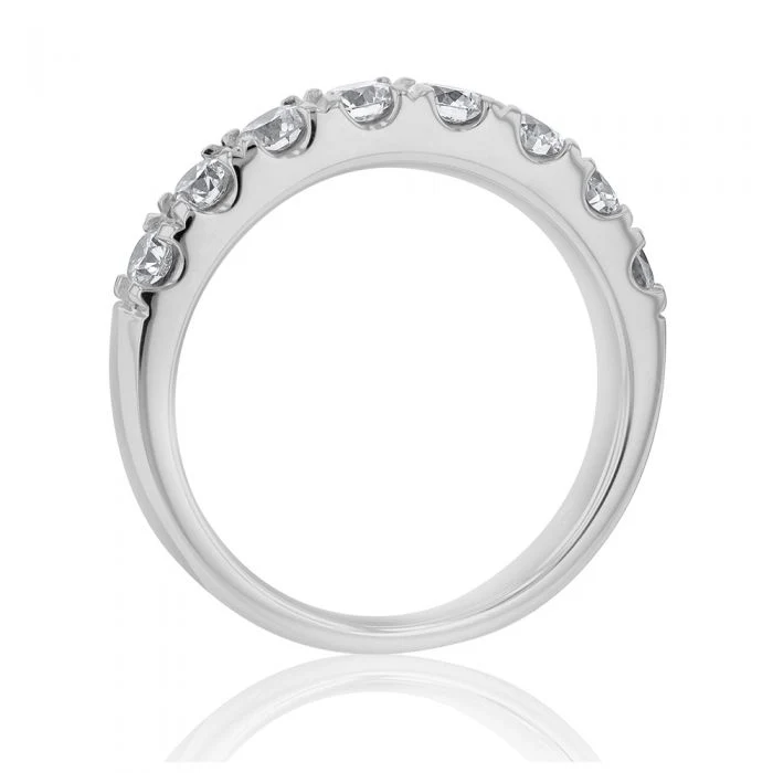 Flawless Cut Platinum 1 Carat Diamond Eternity Band - Image 2