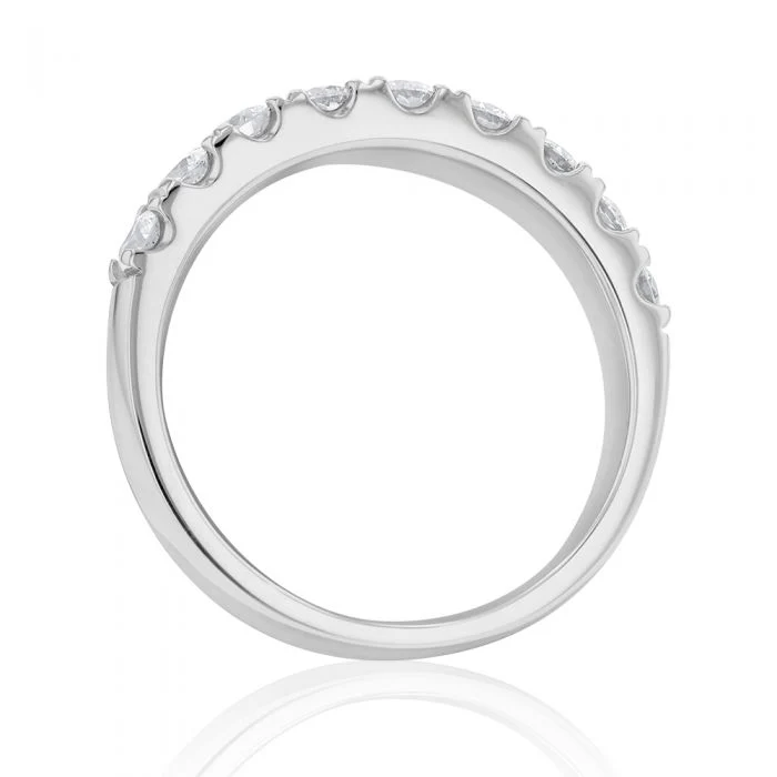 Flawless Cut Platinum 3/4 Carat Diamond Eternity Band - Image 3