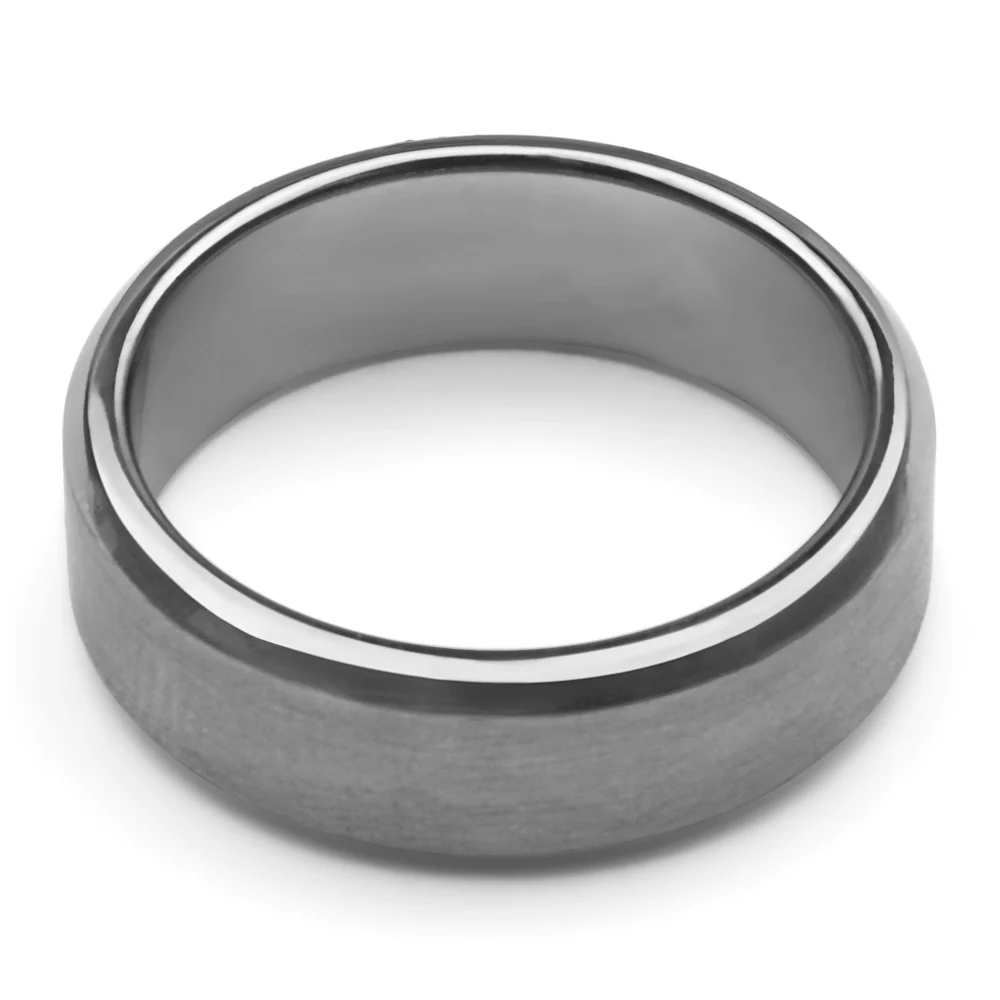 Flawless Cut Titanium 7mm Ring - Image 2