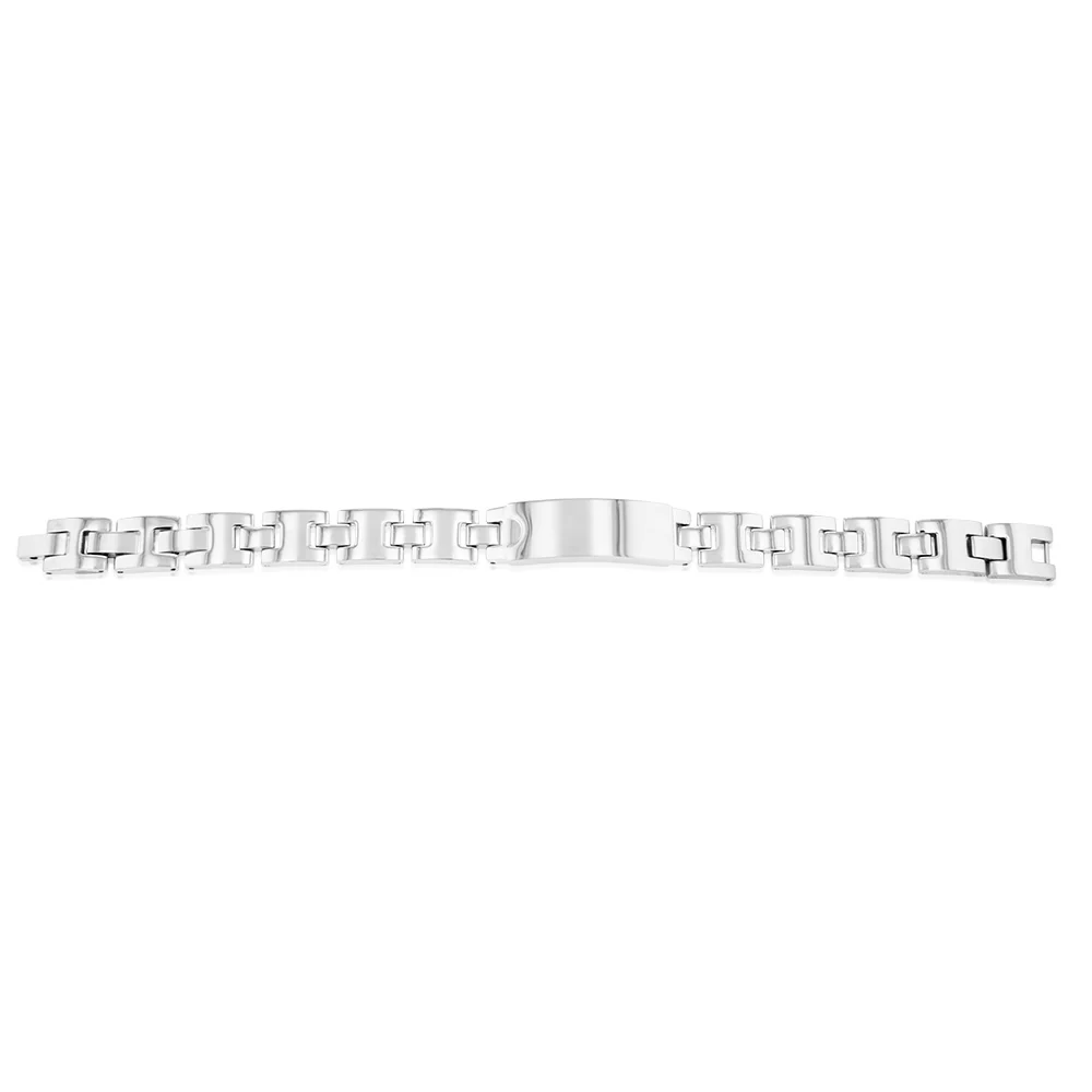 Forte Stainless Steel Chunky ID 21.5cm Bracelet - Image 2
