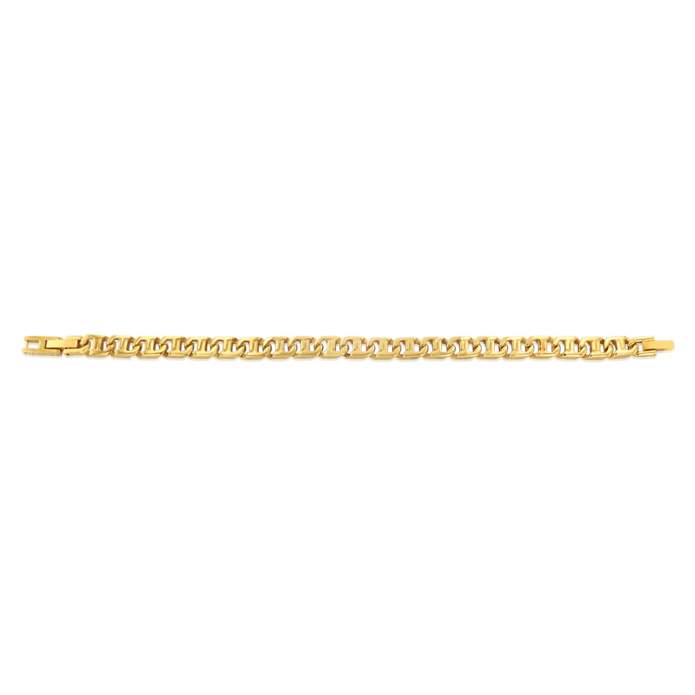 Forte Stainless-Steel Gold-Plated Fancy 21cm Bracelet - Image 2