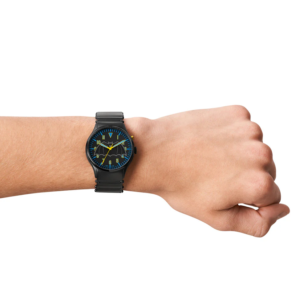 Fossil Batman Heritage LED Black Stainless Steel Limited Edition Watch Set LE1129SET - Image 5