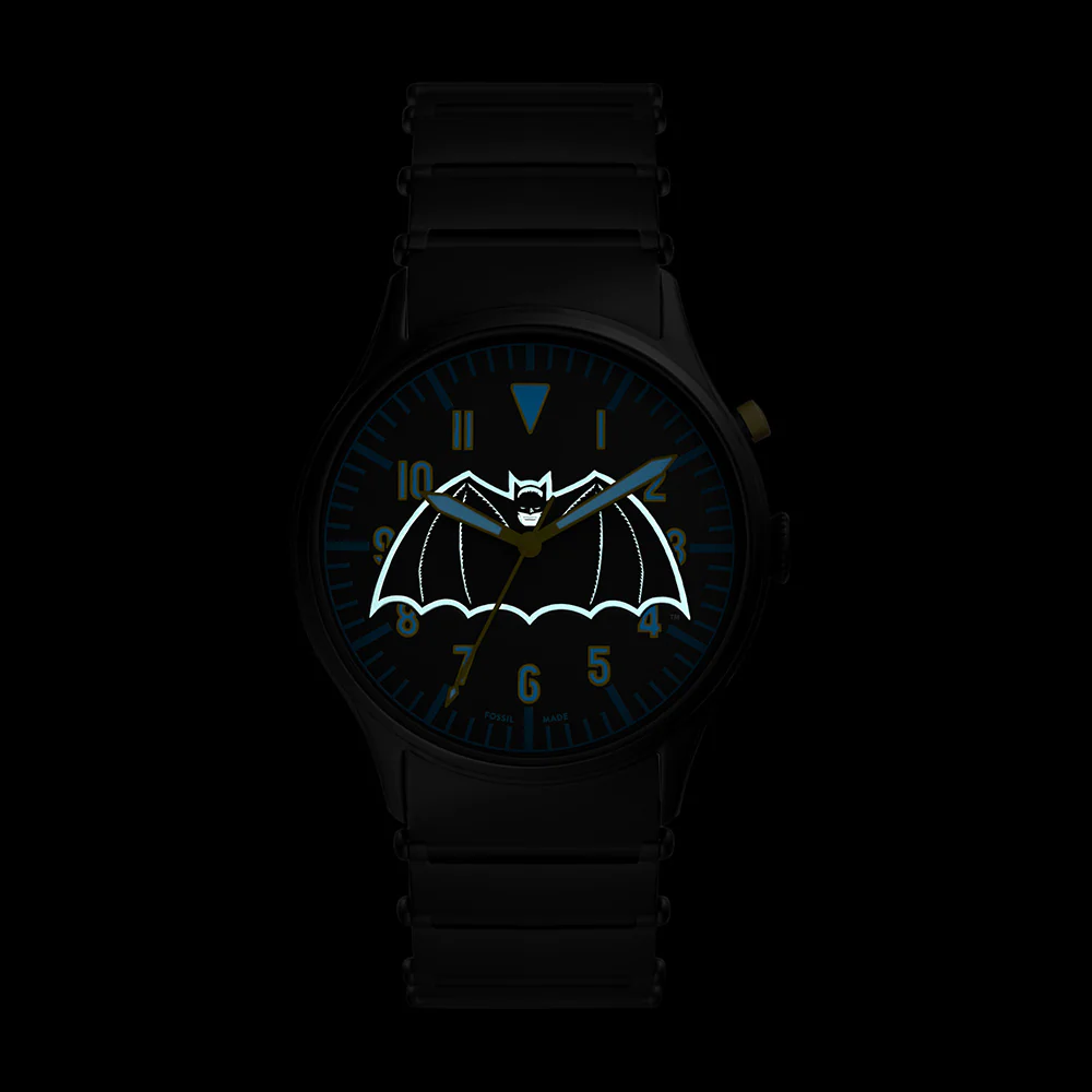 Fossil Batman Heritage LED Black Stainless Steel Limited Edition Watch Set LE1129SET - Image 7