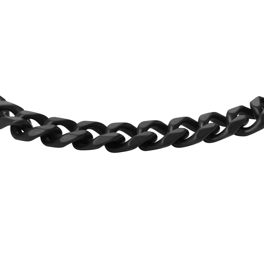 Fossil Black Stainless Steel Jewelry Bold Black 16.5+5cm Bracelet - Image 2