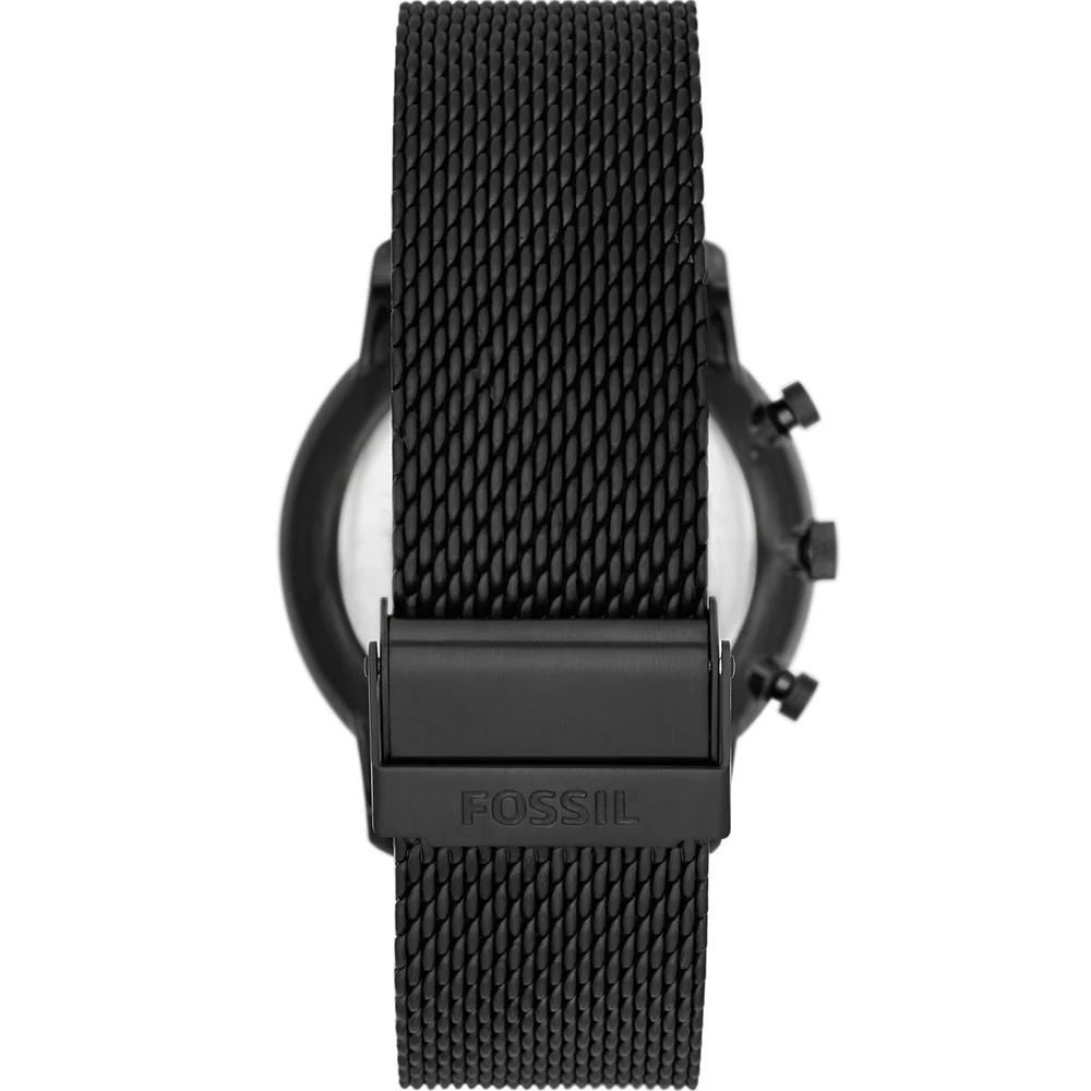 Fossil FS5943 Minimalist Black Stainless Steel Mesh Mens Watch - Image 3