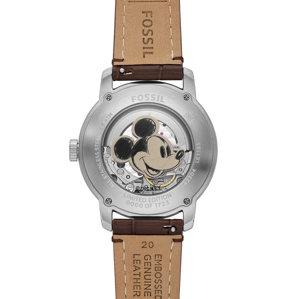 Fossil LE1185 Sketchbook Mickey Heritage Automatic 100th Disney Anniversary - Image 3