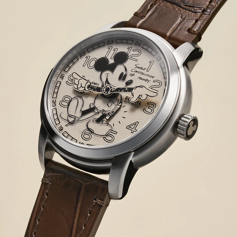 Fossil LE1185 Sketchbook Mickey Heritage Automatic 100th Disney Anniversary - Image 6