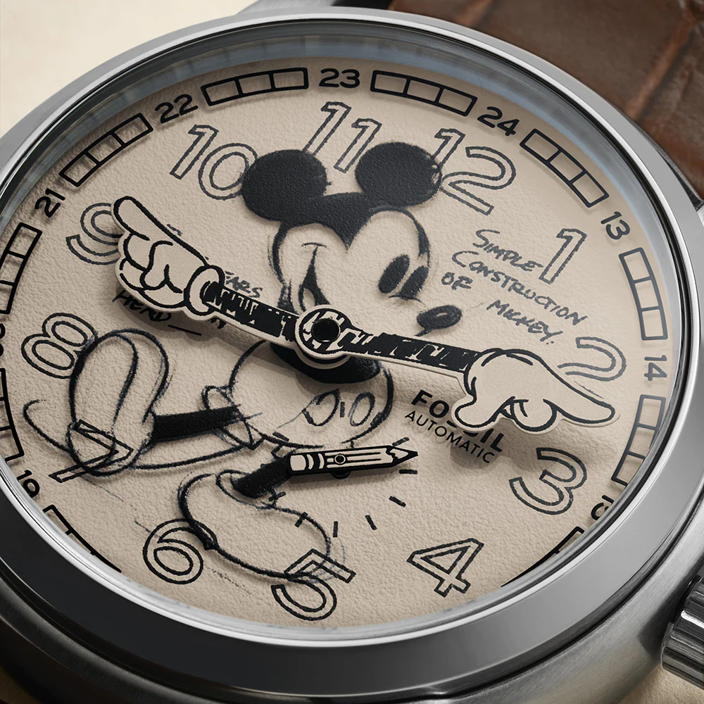 Fossil LE1185 Sketchbook Mickey Heritage Automatic 100th Disney Anniversary - Image 8