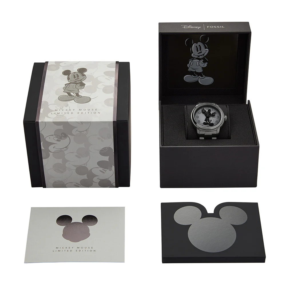 Fossil LE1186 Gunmetal Mickey Heritage Automatic 100th Disney Anniversary - Image 5