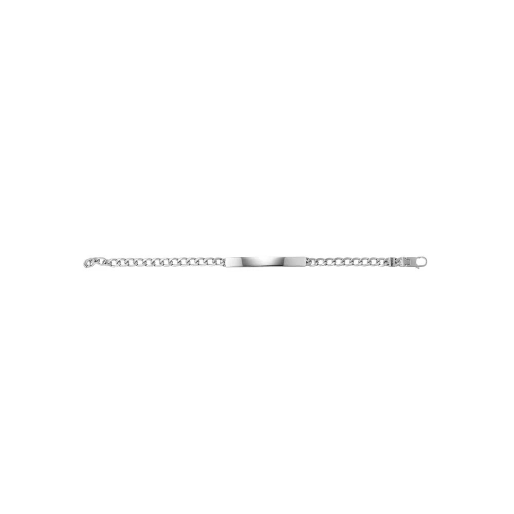 Fossil Stainless Steel Drew ID 20.7cm Bracelet - Image 4