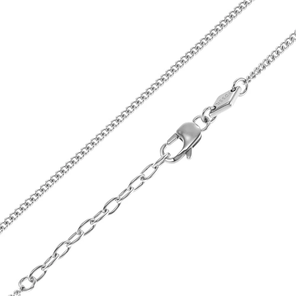 Fossil Stainless Steel Drew Pendant with Chain - Image 4