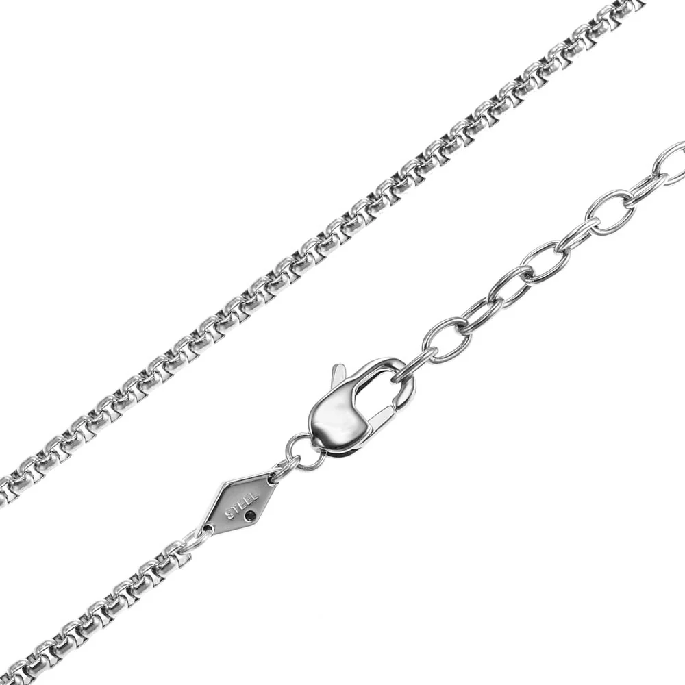 Fossil Stainless Steel Harlow Dog Tag Pendant with Chain - Image 4
