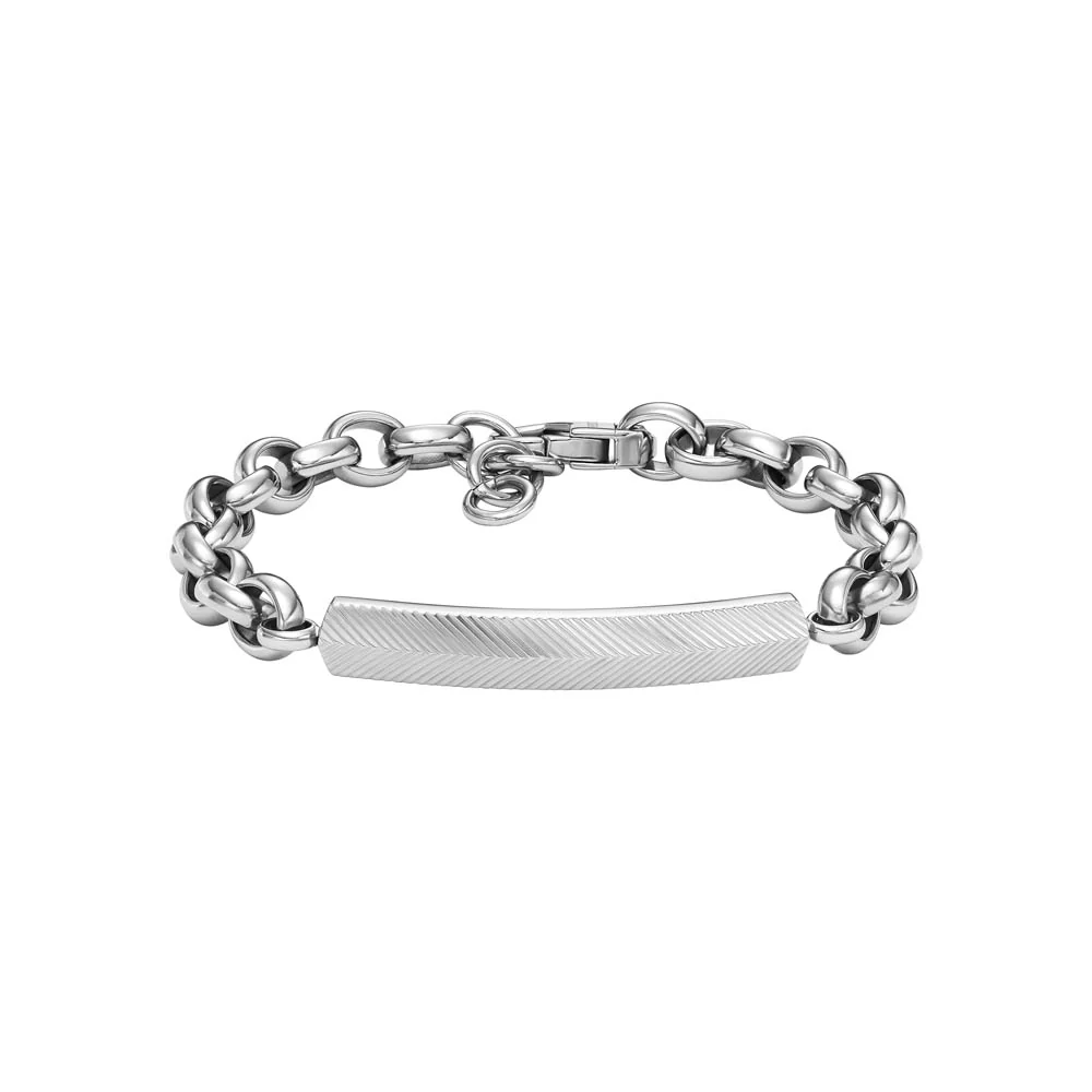 Fossil Stainless Steel Harlow Textured 22cm Bracelet - Image 7