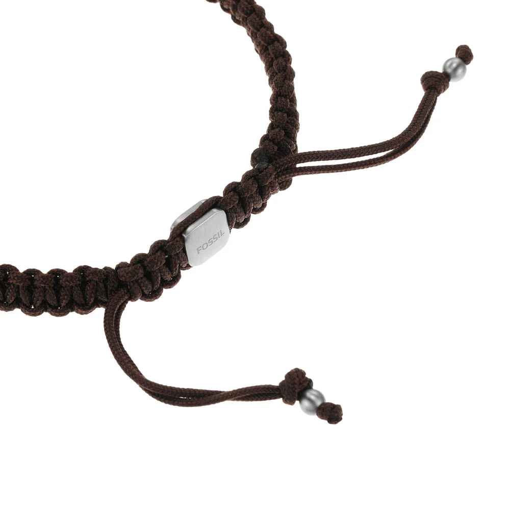 Fossil Stainless Steel Jewelry Threaded 25cm Bracelet - Image 3