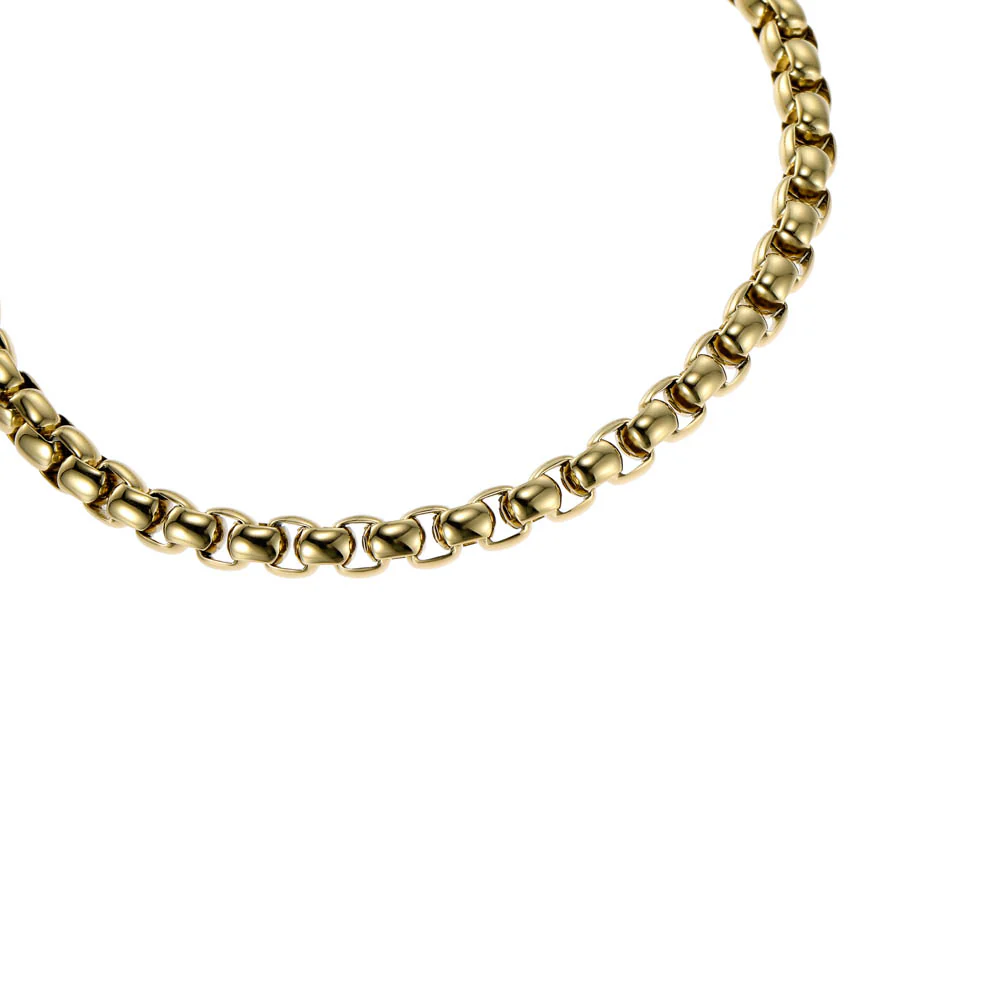 Fossil Yellow Gold Plated Stainless Steel Jewelry 20+2cm Bracelet - Image 2