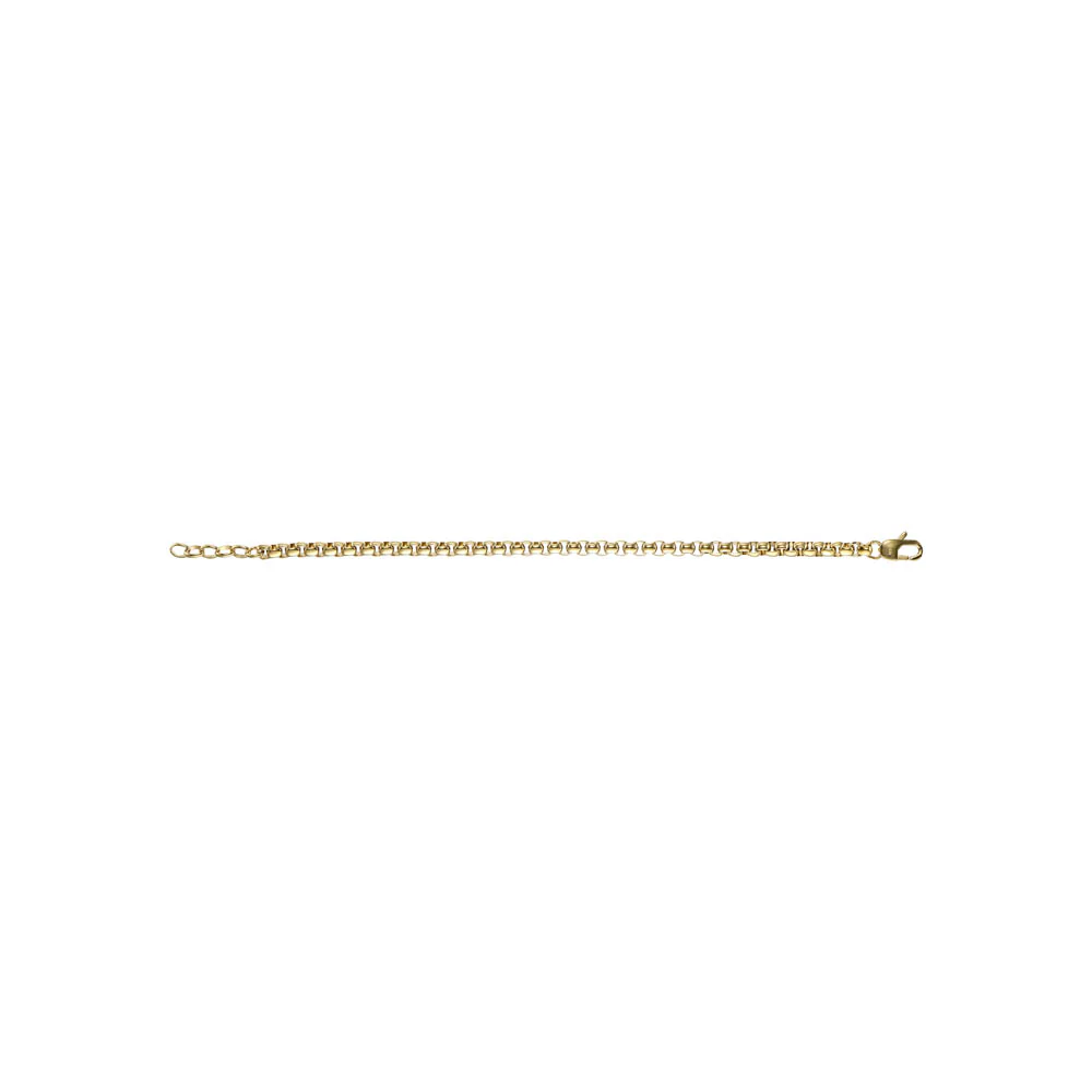 Fossil Yellow Gold Plated Stainless Steel Jewelry 20+2cm Bracelet - Image 4