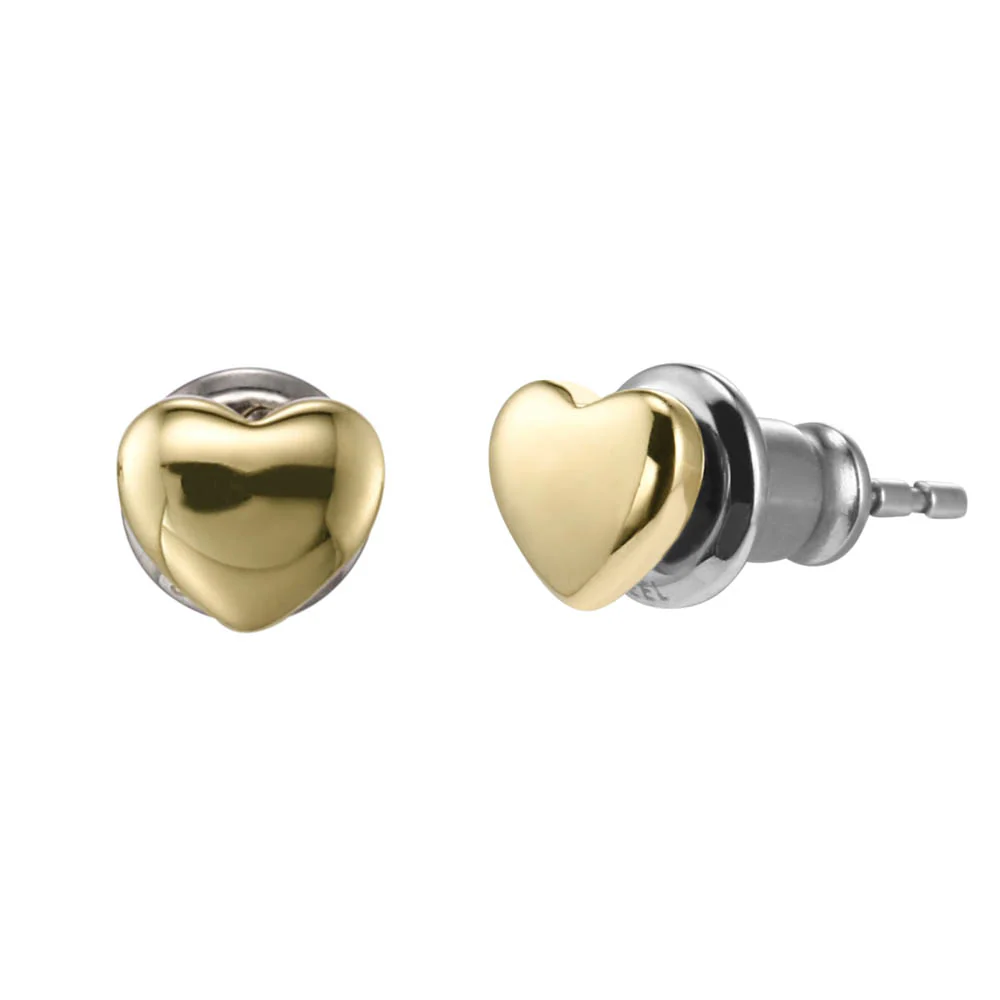 Fossil Yellow Gold Plated Stainless Steel MOP Earring & Pendant with Chain Set - Image 7