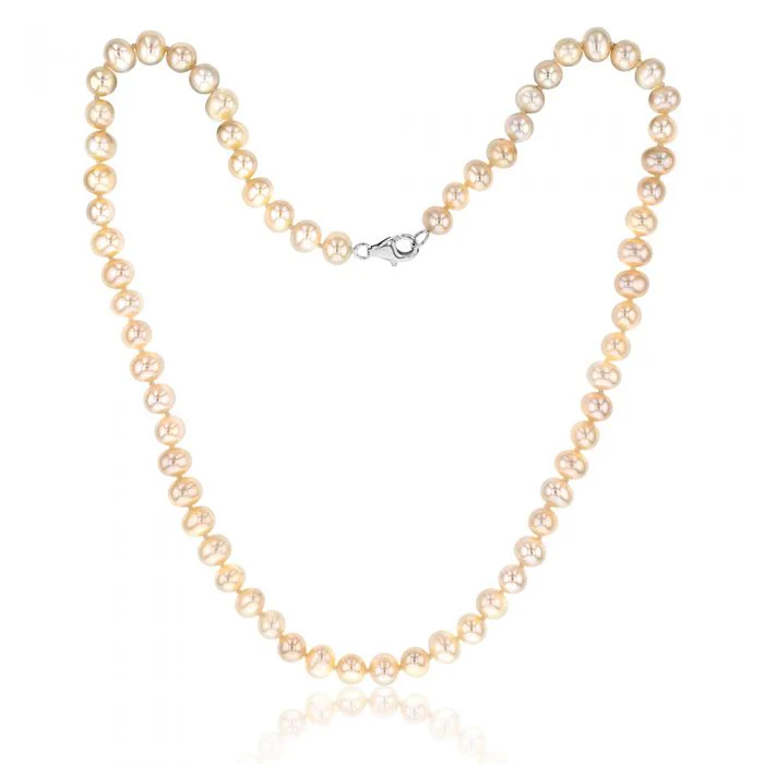 Freshwater White Pearl Boxed Set with Sterling Silver Clasp - Image 3