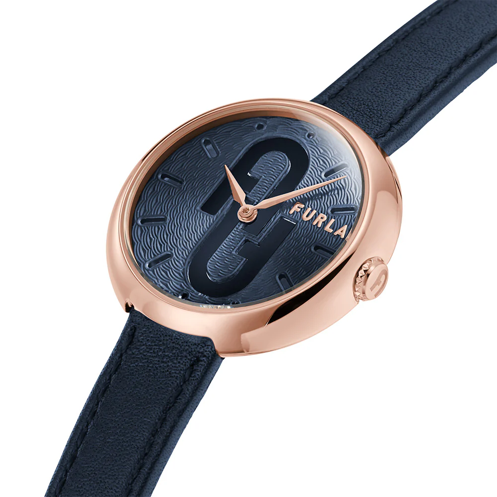 Furla WW00005004L33 Cosy Oceana Blue Leather Womens Watch - Image 4