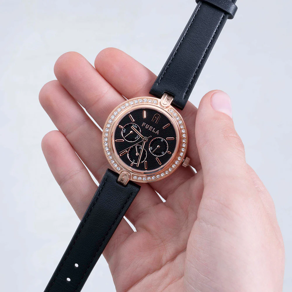 Furla WW00030002L3 Logo Black leather Womens Watch - Image 7