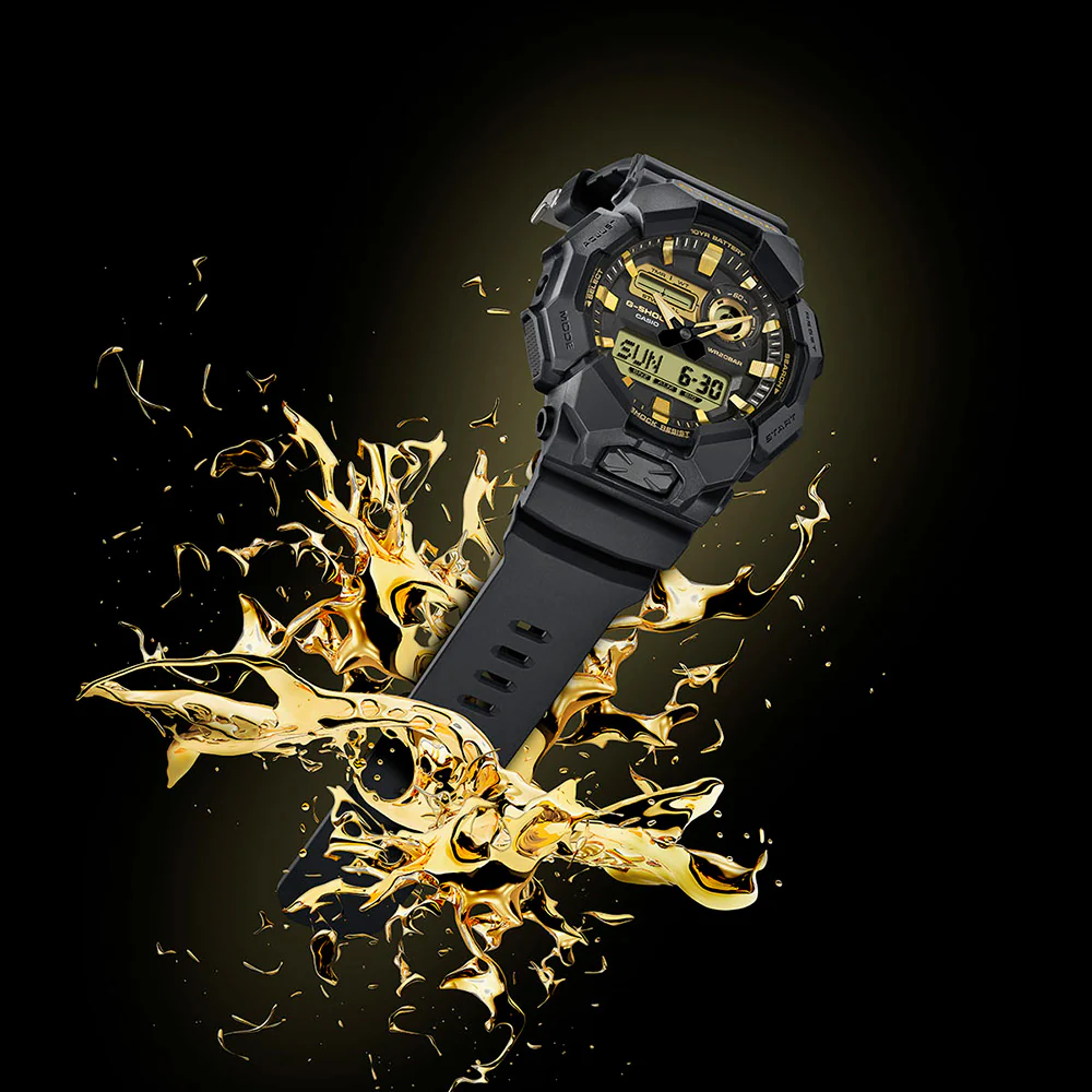 G-Shock Black & Gold GA010GB-1A9 - Image 2