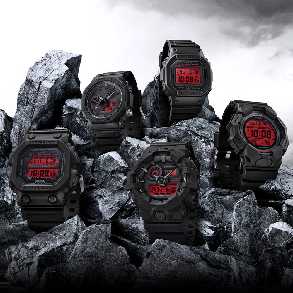 G-Shock Black & Red DW5600BBR-1D - Image 3