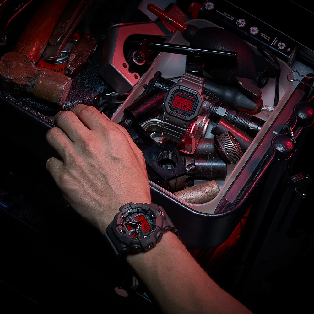 G-Shock Black & Red DW5600BBR-1D - Image 7