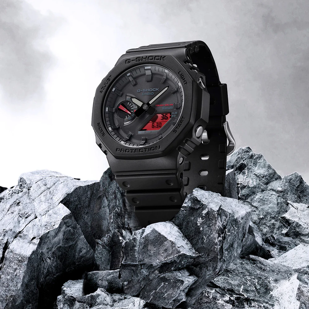 G-Shock Black & Red GAB2100BBR-1A 'CasiOak' - Image 3