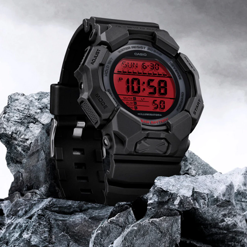 G-Shock Black & Red GD010BBR-1D - Image 3