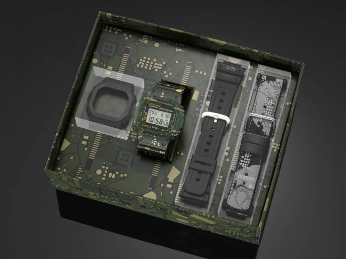 G-Shock Circuit Board Camo Pack DWE5600CC - Image 9
