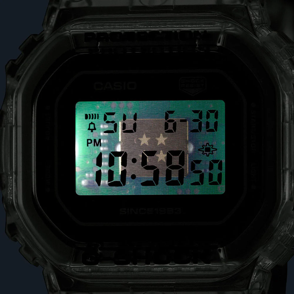 G-Shock DW5040RX-7 40th Anniversary Skeleton Remix Digital Watch - Image 3
