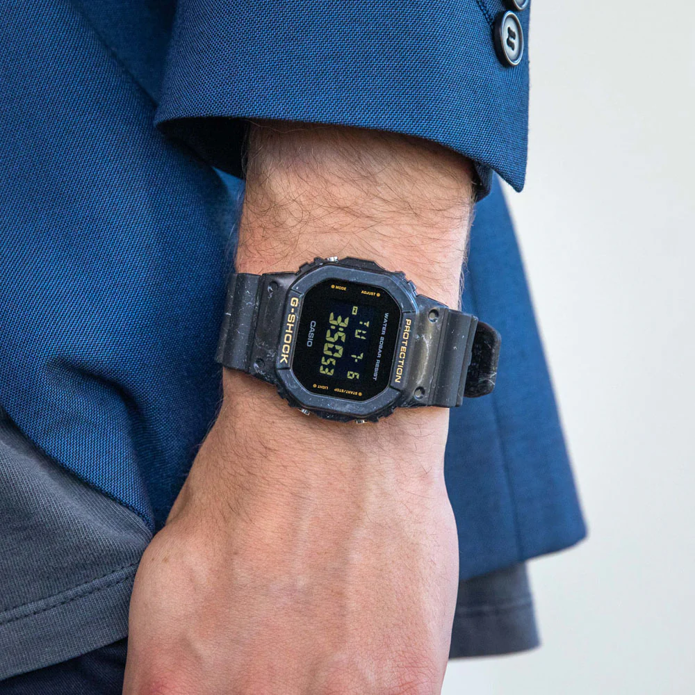 G-Shock DW5600WS-1 Black Digital Watch - Image 2