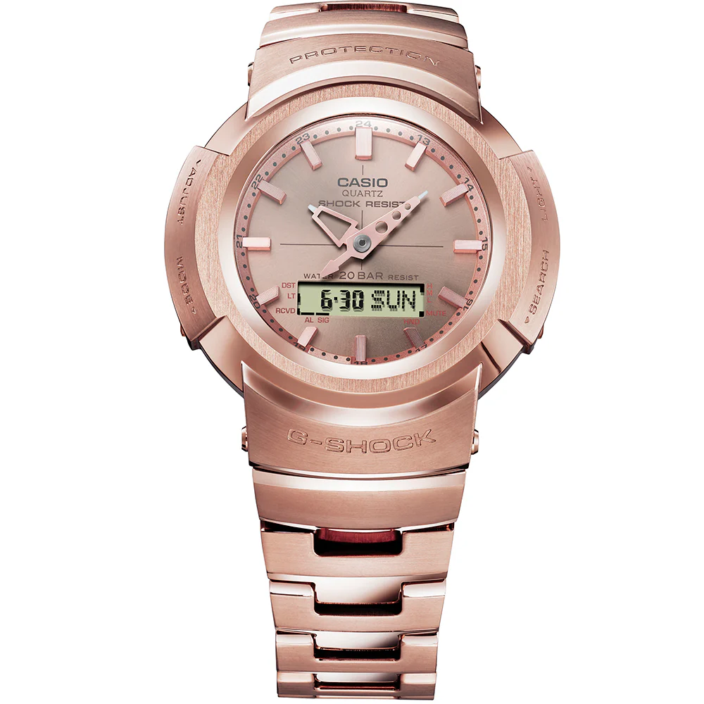 G-Shock Full Metal AWM500GD-4A Rose Gold Ingot Collection - Image 2