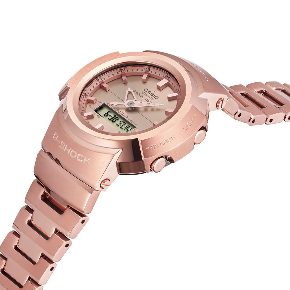G-Shock Full Metal AWM500GD-4A Rose Gold Ingot Collection - Image 4