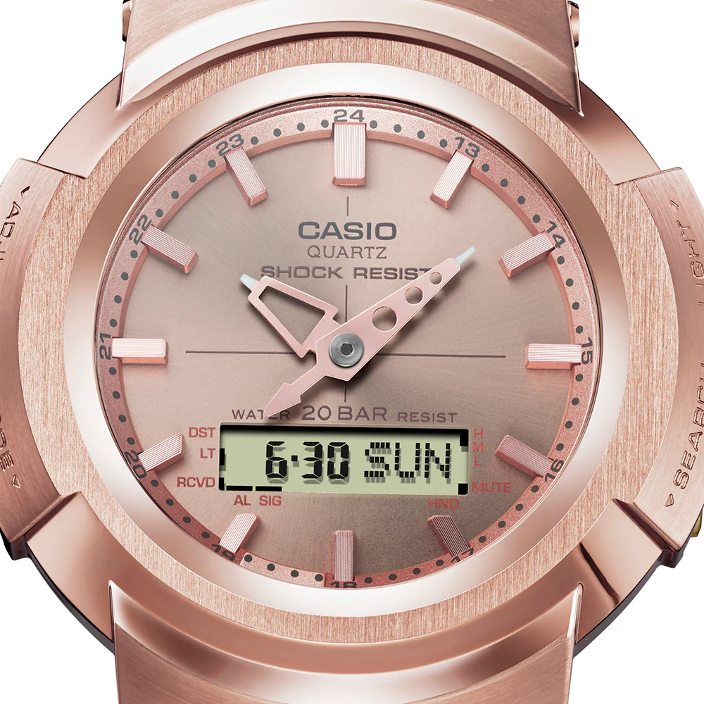 G-Shock Full Metal AWM500GD-4A Rose Gold Ingot Collection - Image 5