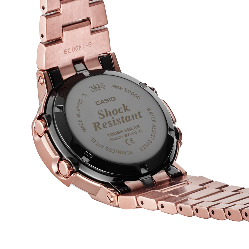 G-Shock Full Metal AWM500GD-4A Rose Gold Ingot Collection - Image 7