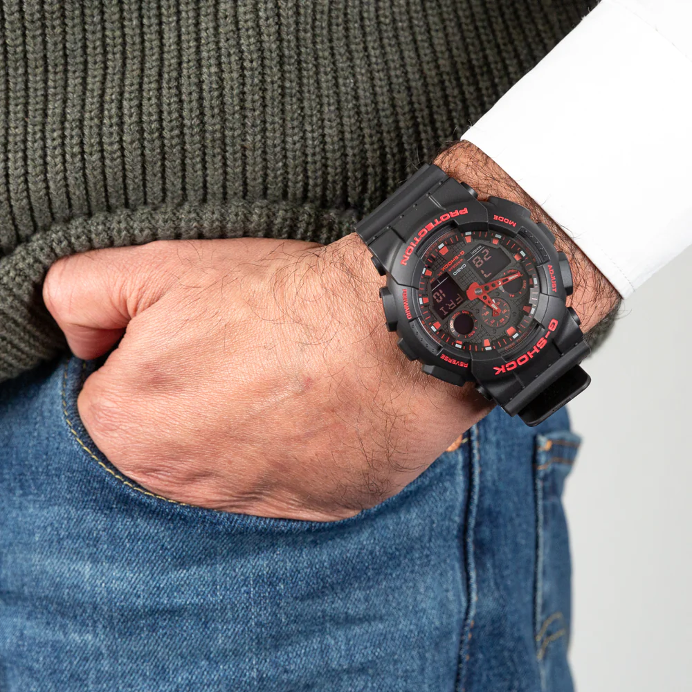 G-Shock GA100BNR-1A "Ignite Red" - Image 2