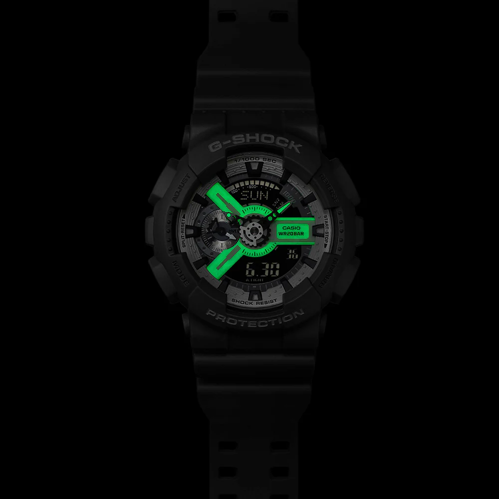 G-Shock GA110HD-8A Hidden Glow Watch - Image 2