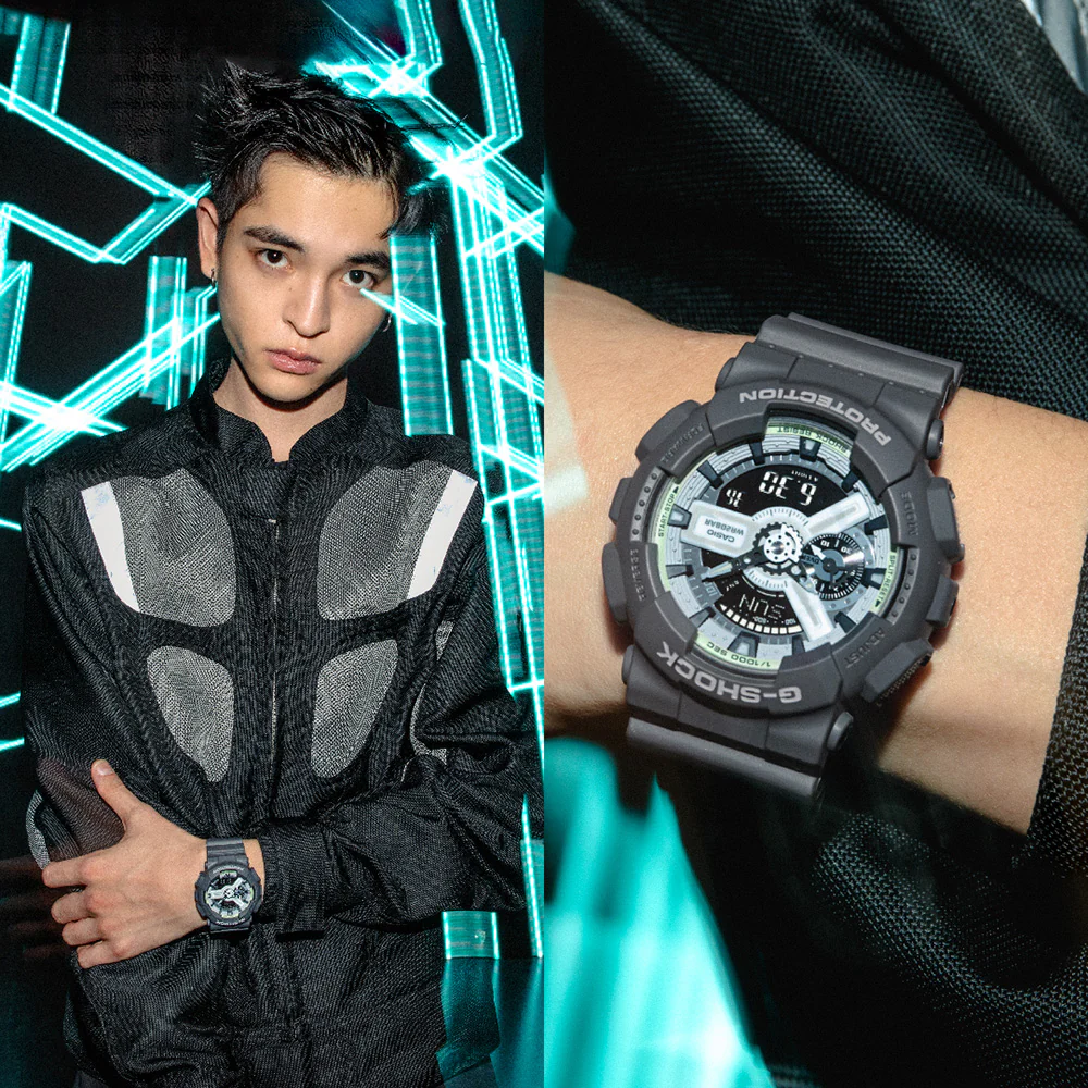 G-Shock GA110HD-8A Hidden Glow Watch - Image 6