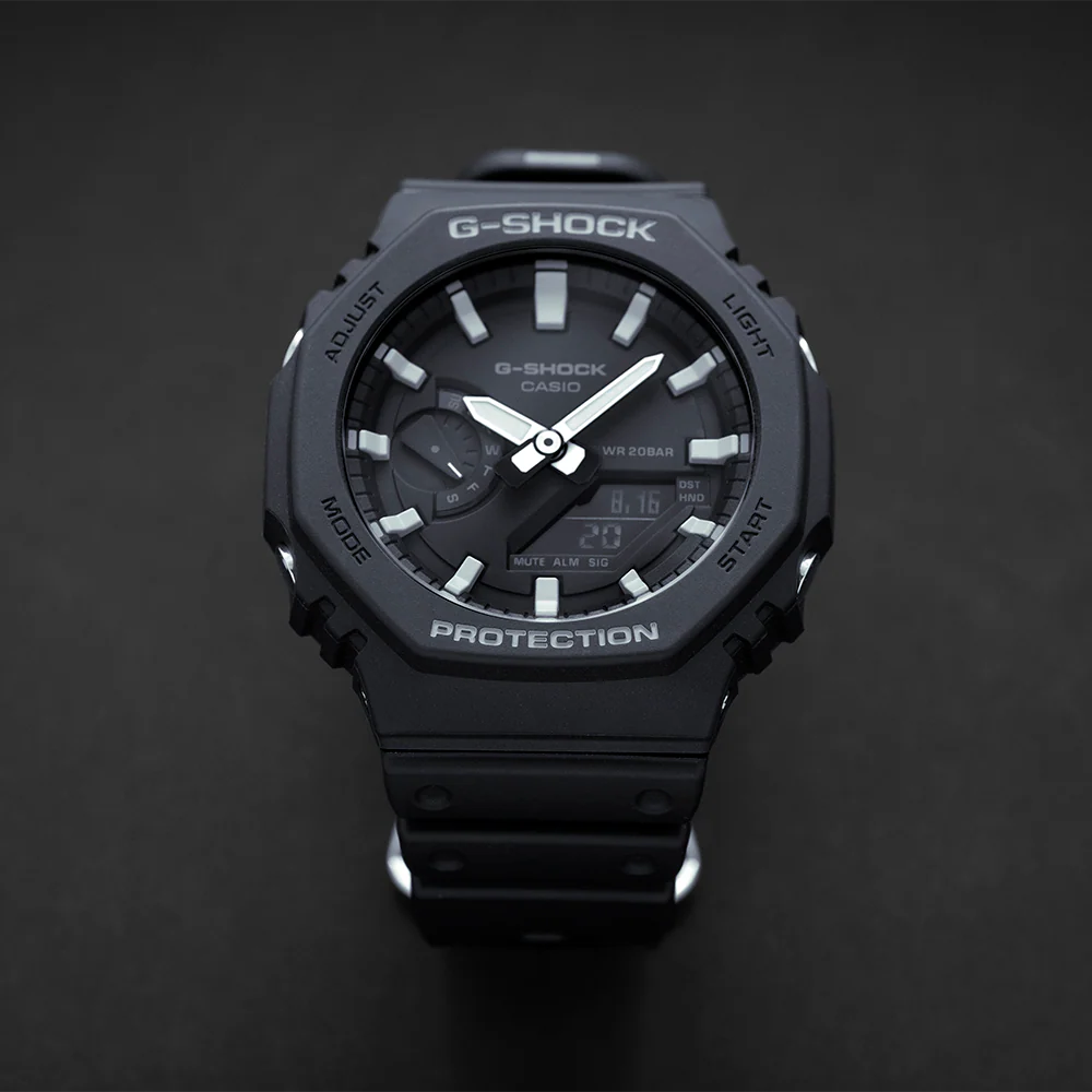 G-Shock GA2100-1A Black 'CasiOak' - Image 3
