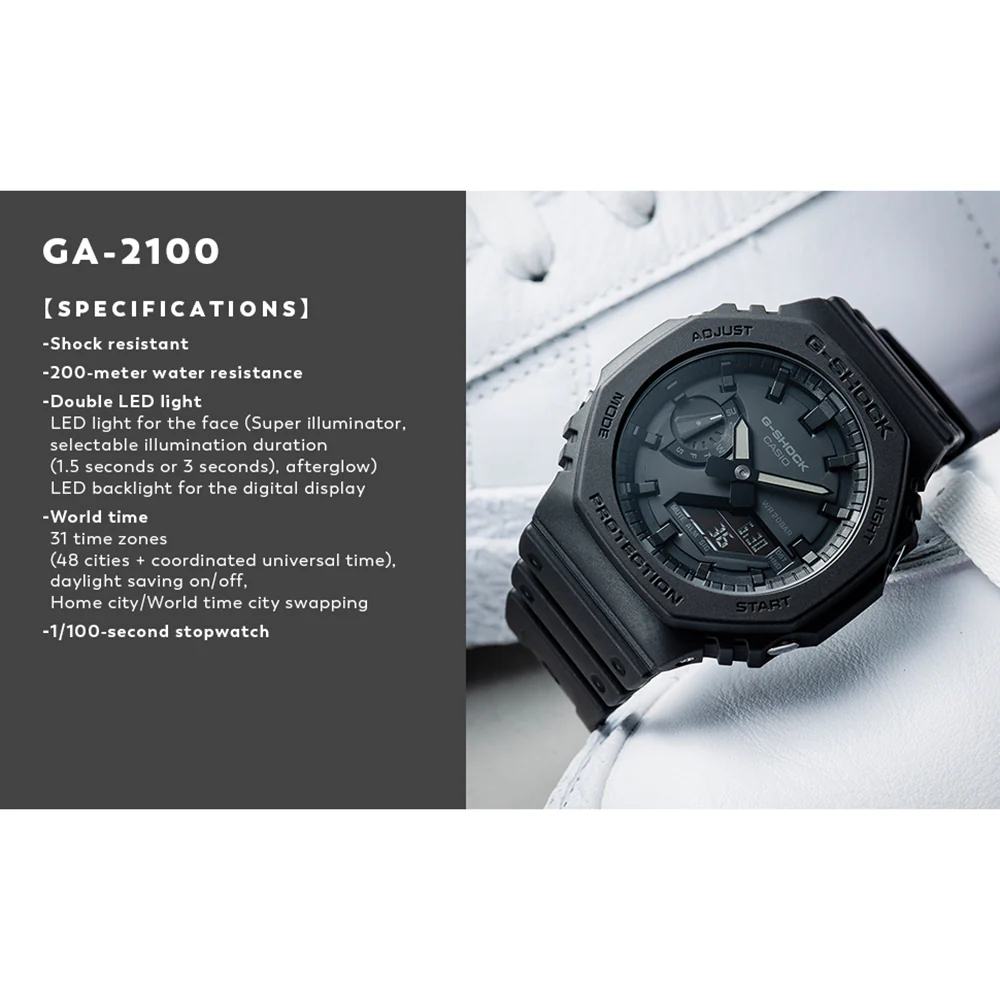 G-Shock GA2100-1A1 'CasiOak' - Image 5