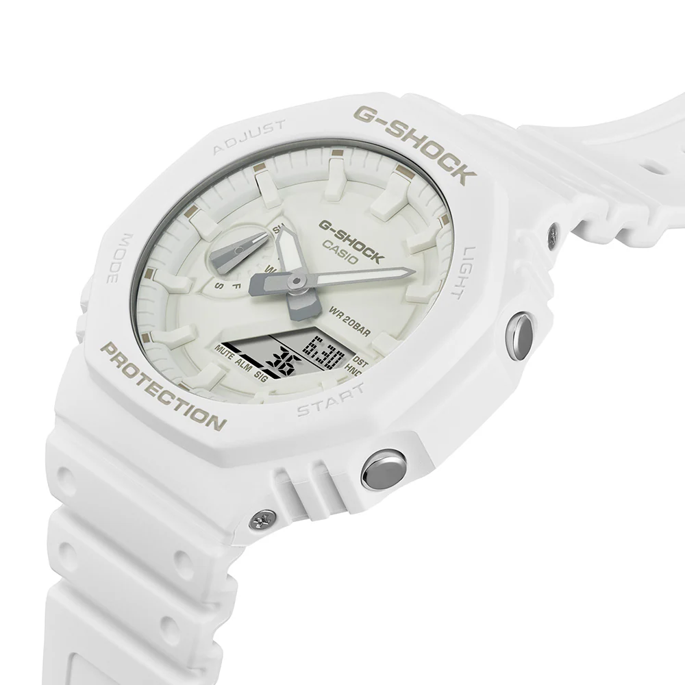 G-Shock GA2100-7A7 One-Tone Gradation White Watch - Image 3