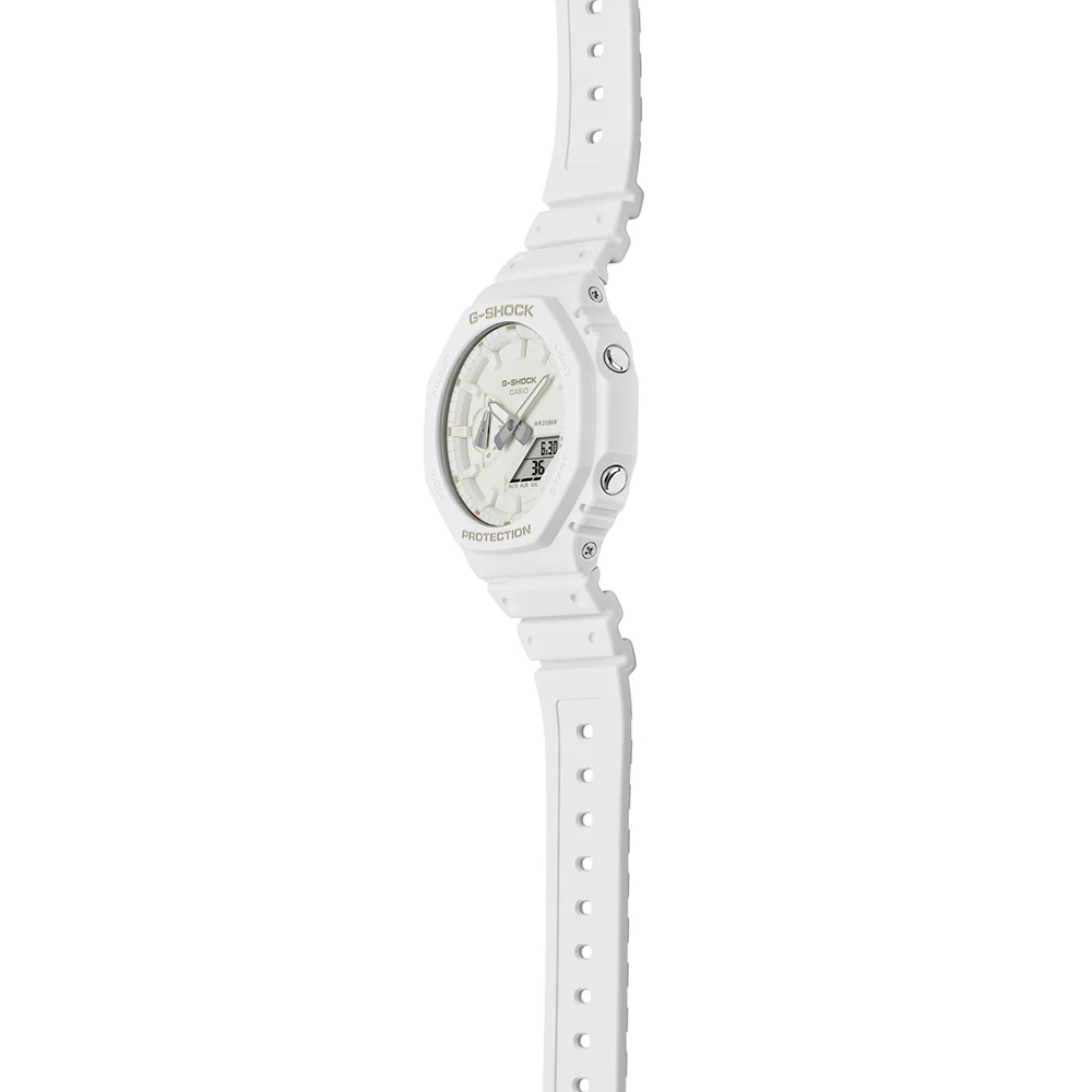 G-Shock GA2100-7A7 One-Tone Gradation White Watch - Image 6
