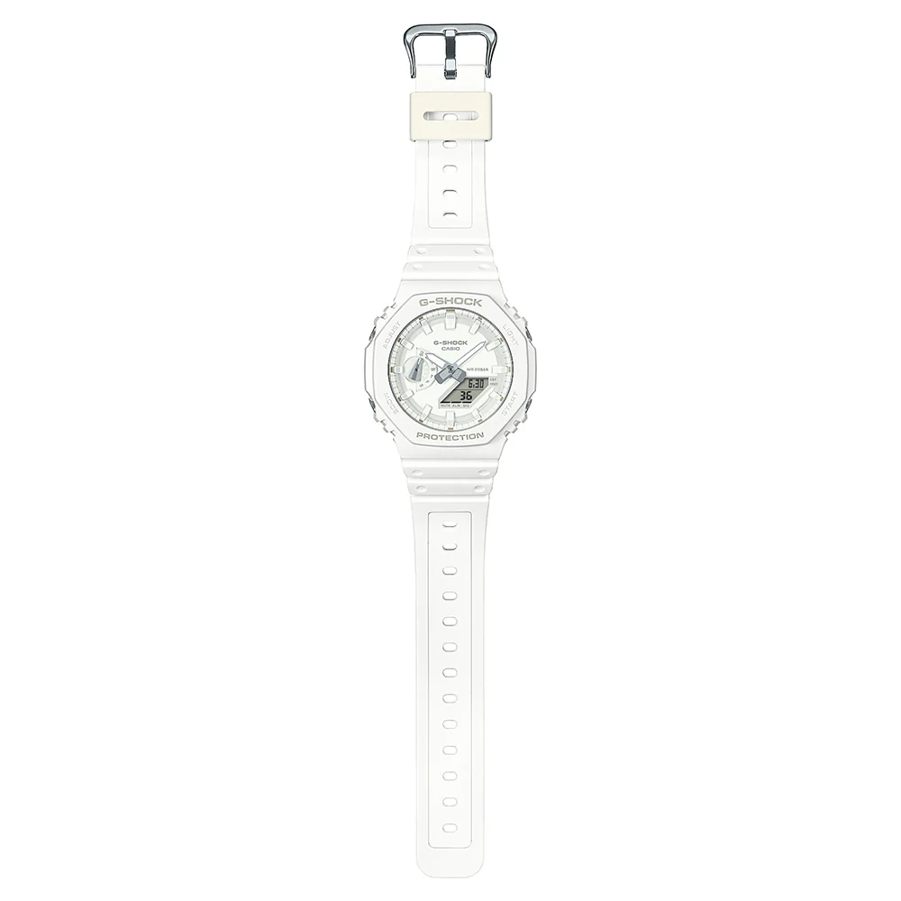 G-Shock GA2100-7A7 One-Tone Gradation White Watch - Image 7