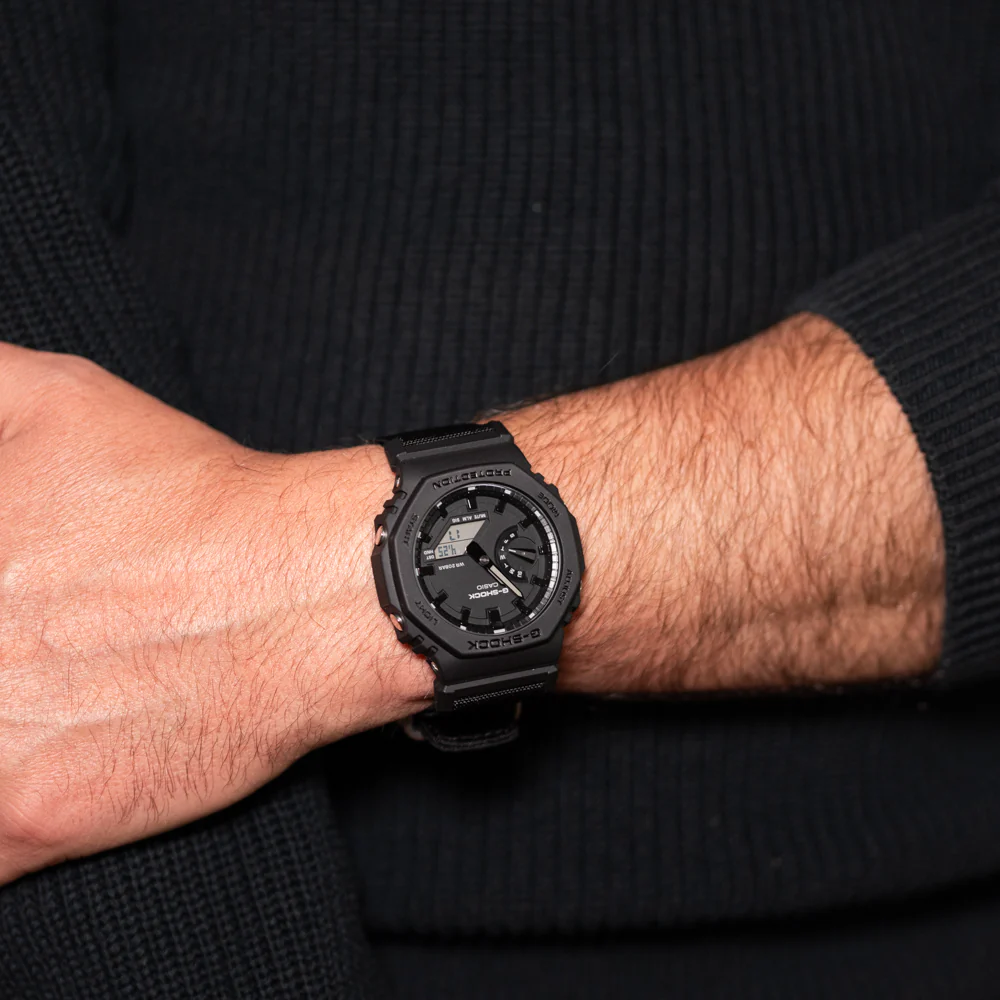 G-Shock GA2100BCE-1A Utility Black Cordura Watch - Image 4
