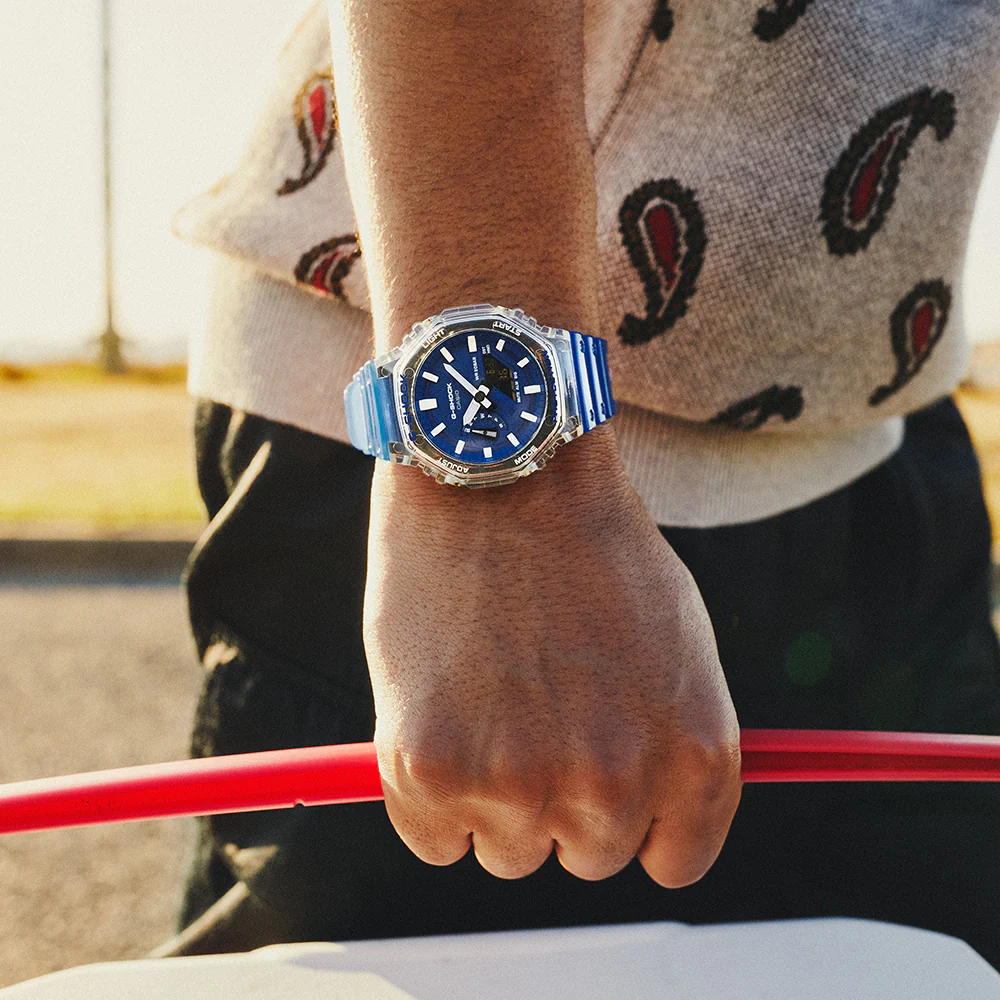 G-Shock GA2100HC-2A 'CasiOak' Blue Hidden Coast Series - Image 3